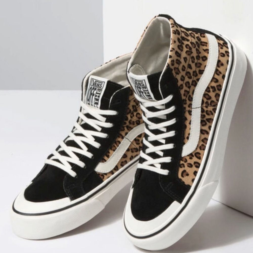 Size 9.5 cheetah print VANS